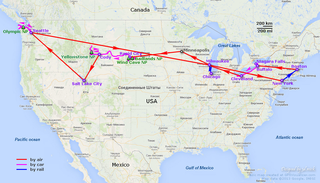 USA2011 general map